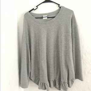 Grey upscale sweater